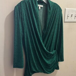 Chaus Emerald Green Women's Blouse